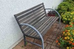 Outdoor table, Outdoor table chairs x 8 size is per chair, Outdoor ben...