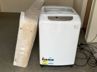 Single bed base, Top loader washing machine