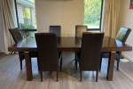 Dining table, 6 chairs