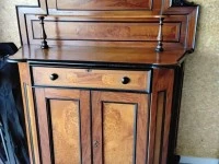 Dresser  - 1600 H x 1300 L x 600 W Tea wagon - 700 H x 760 L x 460 W O...