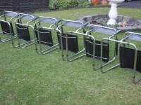 Mid Century Italian Cantilever Chairs x 6