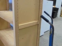 Lundia shelving-3 bays 2100x1000x381mm All closed ends
