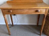 Small wooden desk