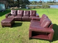 Leather couch