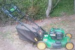 Standard lawnmower with catcher