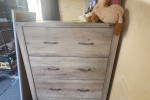 Double bed base, Double bed mattress, Desk, Big bird cage, Drawers, Sh...