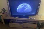 Queen's bed - Tv - Tv cabinet - ping pong table - bedroom furniture