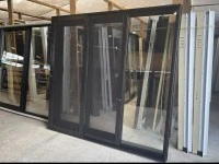 Double glazed stacker doors