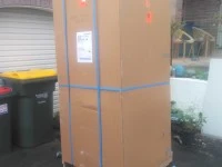 Shower cubicle on pallet wrapped.  2100x900x900  56kg