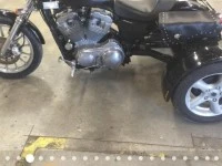 Motorcycle Harley Davidson 883 trike