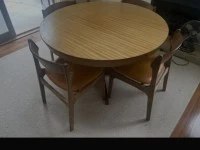 Dining table and chairs