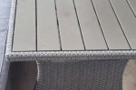Outdoor sofa and dining table