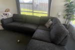 Couch, Fridge, Tv, Queen base and mattress, 2 wardrobes
