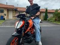 Motorcycle Ktm 390