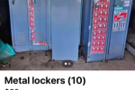 Lockers total of 10 - dimensions supplied are for each one