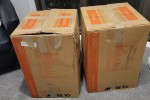 2 x Large moving box   - a Large Moving Box measures 431 x 406 x 596 m...