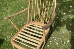 Mid century Ercol 203 chair and 341 footstool