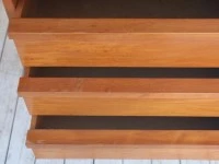 $1 reserve Mid Century rimu desk