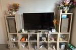 Super king Bed set frame + mattress + memory foam, dinning table, TV, ...