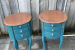 2x bedside tables