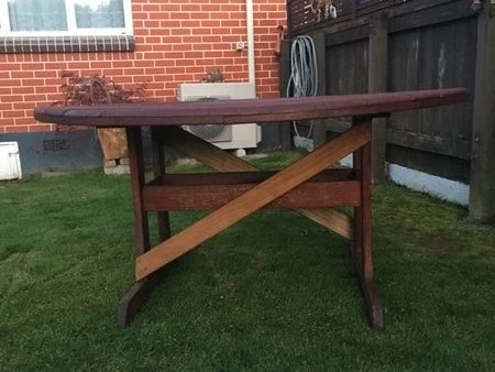 Large wooden table