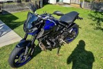 Motorcycle Yamaha Mt09