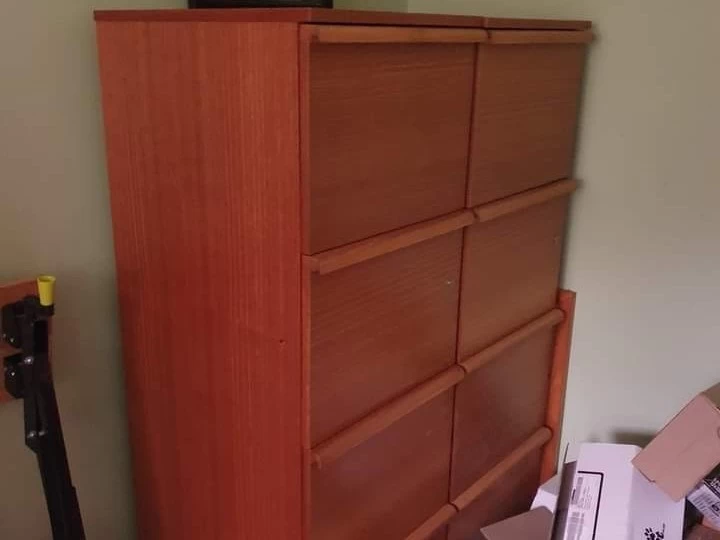 Two Large wooden filing cabinets
