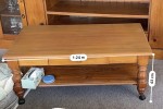 Dresser, Large bookcase, Coffee table, Side table, Shelves (3), Old tr...