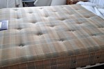 Queen mattress with broken down frame