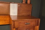 Mid Century Headboard with Bedside Tables