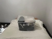 Queen bed, 90L sistema container