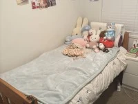 Single bed (2), Shelf, Desk (2), Drawers (2), Small dining table, Chai...