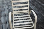 Outside table and chairs, Chairs stacksble (6)