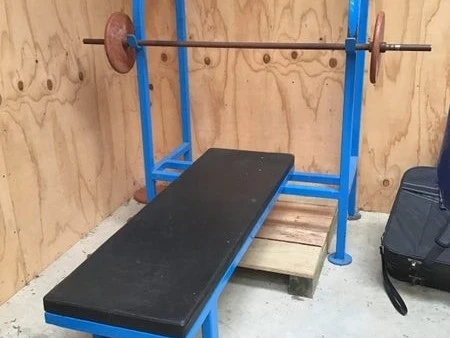 Squat and bench press frame