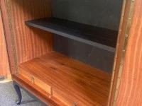 Cabinet with burl feature