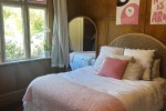 Queen bed, Queen bed head, Large mirror, Drawers