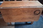 Oak dresser with detached mirror, Chest, Folding table, Low table, Dre...