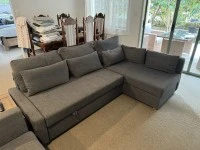 L-Shaped Sofa Bed One piece