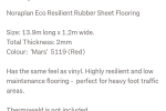 Roll of linoleum