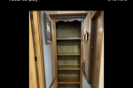 Wooden bookshelf