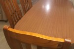 Dining table, Dining chair, Dining chair, Dining chair, Dining chair