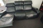 3 seater leather sofa