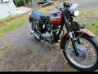 Motorcycle Triumph Daytona 1971 500cc