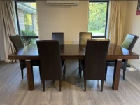 Dining table, 6 chairs