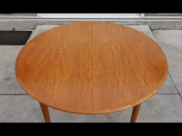 Round dinning table, dining chairs x6