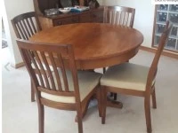 Dining table, 4 dining chairs