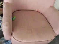 Fridge, Tall bot, Arm chair
