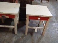 Cabinet, Bedside table x2, Vegetable trolley