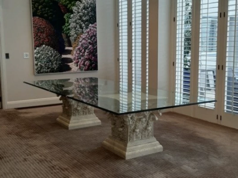 Large glass table top only