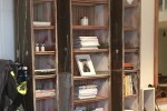 Tall distressed style shelves Tall distressed style shelves